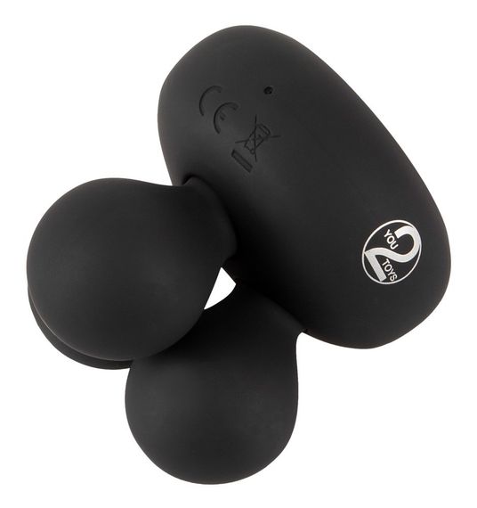 Міні-масажер з функцією підігріву, універсальний CUPA Warming Mini Massager чорний Sex Aura | Зображення 2