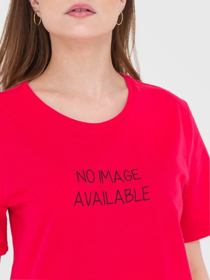 Футболка для жінок малинова з написом, 2XL | Зображення 2