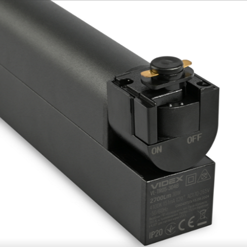 LED Світильник трековий 30W 4100К 220V VL-TR05-304B Videx | Зображення 4