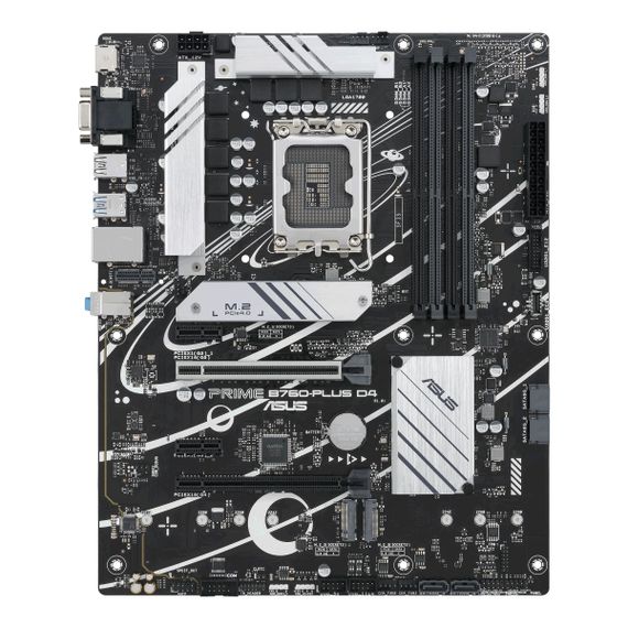 Материнcька плата ASUS  PRIME B760-PLUS D4 s1700 B760 4xDDR4 M.2 HDMI D-Sub DP ATX (90MB1CW0-M1EAY0)