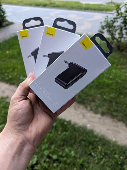 Хіт Продаж! FM-трансмиттер Baseus Qiyin Car Bluetooth Receiver WXQY-01