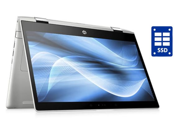 Ультрабук-трансформер HP ProBook x360 440 G1 / 14" (1920x1080) IPS Touch / Intel Core i3-8130U (2 (4) ядра по 2.2 - 3.4 GHz) / 8 GB DDR4 / 256 GB SSD / Intel UHD Graphics 620 / WebCam / Win 10 Pro б/у