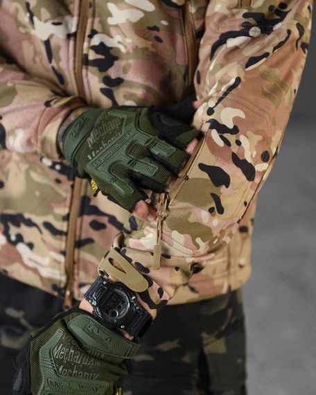 Демісезонна тактична куртка Soft Shell Windstoper мультікам ВТ6541 | Зображення 9