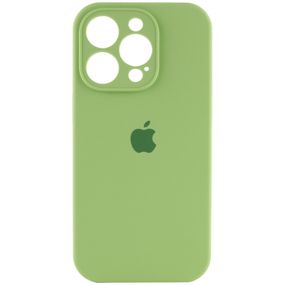 Чохол Silicone Case Full Camera Protective (AA) для Apple iPhone 16 Pro Max (6.9") М'ятний / Mint