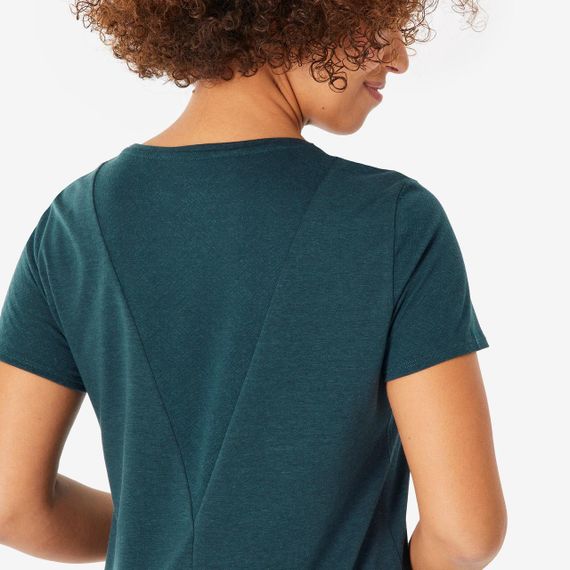 Футболка жіноча NH500 для туризму бежева - 2XL | Зображення 4