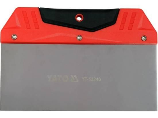 Шпатель для фінішного шпаклювання YATO, 200 мм t-0.5 мм з нержавіючої сталі Польща YATO YT-52246