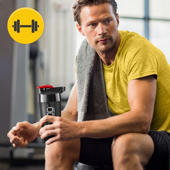 Шейкер спортивний 4FIZJO Ultra 700 мл Black/Red (P-5905973407106) | Зображення 1