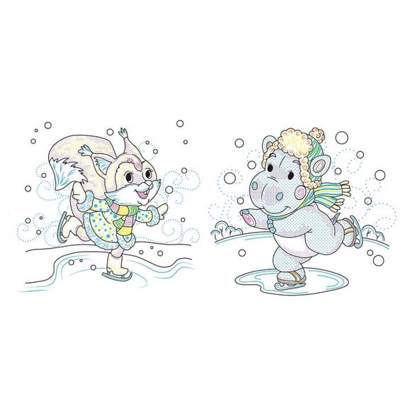 Водная раскаска "Развлечения" 1806008 обычные и водные раскраски | Зображення 1