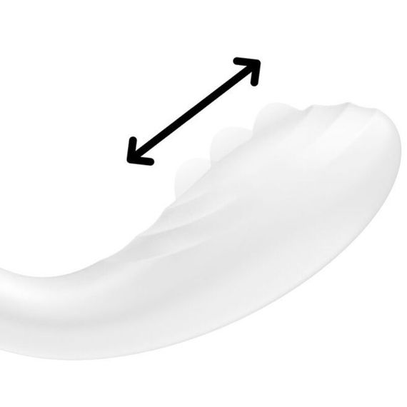 Вібратор із перлинною стимуляцією точки G Satisfyer Rrrolling Pleasure White | Зображення 1