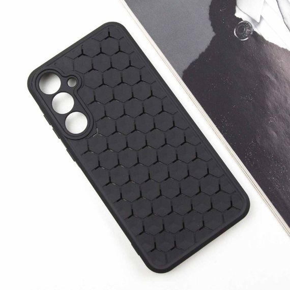 Чохол TPU Honeycomb для Samsung Galaxy A55 Чорний / Black | Зображення 1
