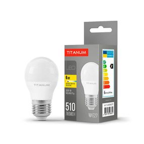 Світлодіодна лампа TITANUM G45 6W E27 3000K