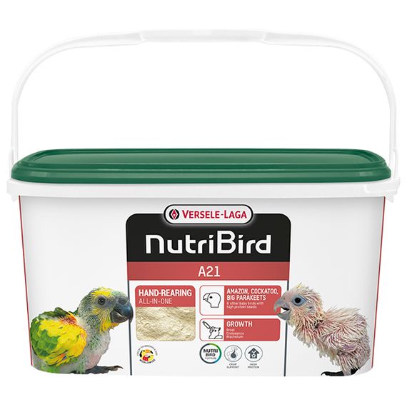 Молоко для вигодовування пташенят середніх та малих папуг Versele-Laga NutriBird A21 3 кг