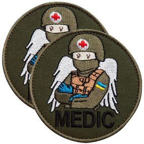 Шеврон IDEIA 87968 Україна 7,5  Габардин Хакі