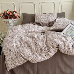Постільна білизна двоспальне з мусліну Colorful Home Print 2 22053 180х220 см