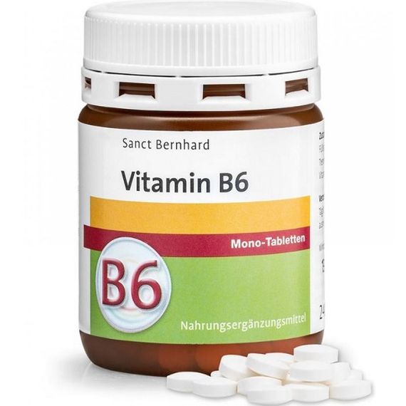 Пірідоксин Sanct Bernhard Vitamin B6 10 mg 240 Tabs