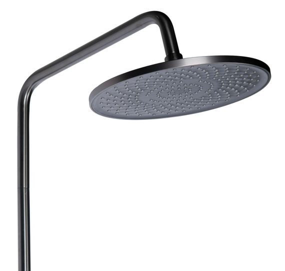 Душова система універсальна Qtap Vlasta New Gunmetal Black PVD з виливом QTVLA111GMB45651 | Зображення 8