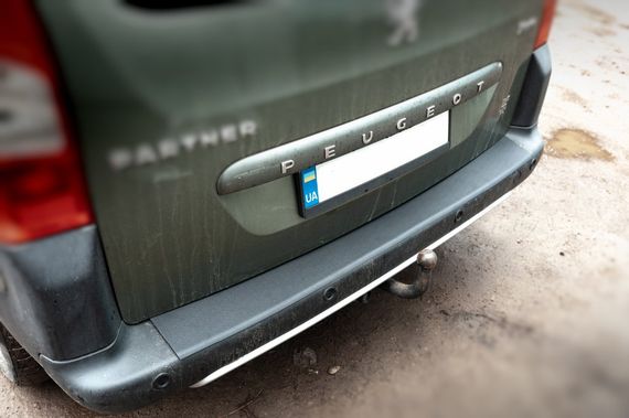 Накладки на задний бампер ABS (пласт.) для Citroen Berlingo 2008-2018 гг | Зображення 2
