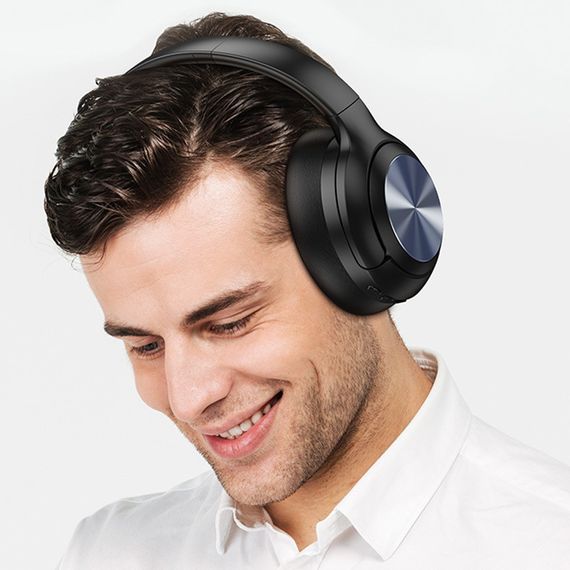 Накладные беспроводные наушники Hoco W54 Young ANC Black | Зображення 3