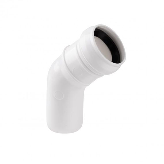 Коліно каналізаційне PPR TA Sewage 32, 45° TASEBPP4532