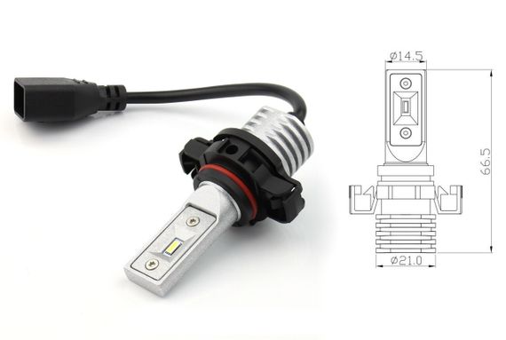 Комплект світлодіодних ламп BAXSTER SE Plus PSX24W PG20/7 9-32V 6000 K 4000 Lm