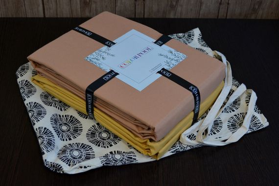 Постільна білизна Charlotte Colorpool Ranforse 200х220 см Karamel-Hardal | Зображення 3