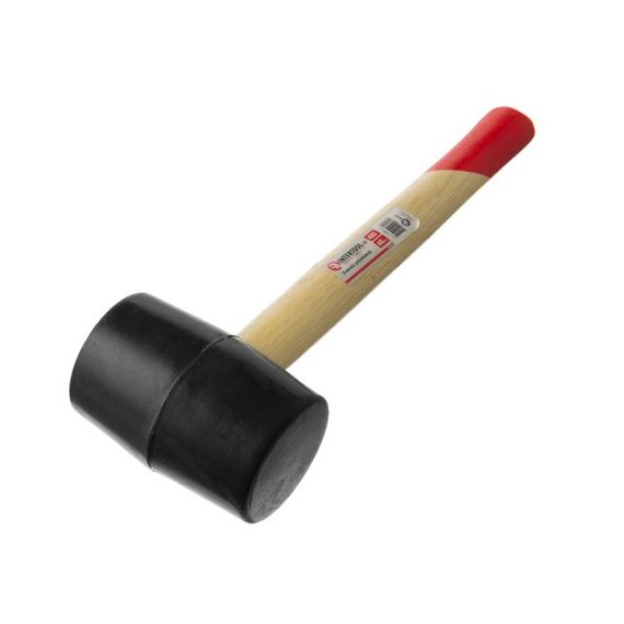 Киянка гумова 450 г, чорна INTERTOOL HT-0237 | Зображення 2