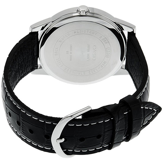 Годинники наручні чоловічі кварцові оригінальні Японія Casio Collection MTP-1303PL-7BVEF на шкіряному ремінці | Зображення 4