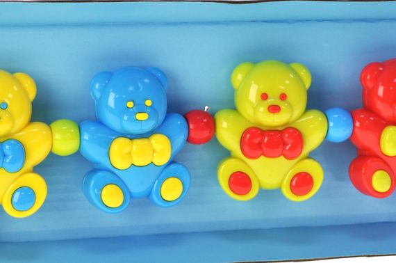 Брязкальце на візок C301-2 "Ведмедики" в коробці р.32,8x11x4,8 см YG Toys | Зображення 1