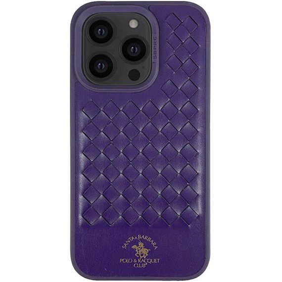 Шкіряний чохол Polo Santa Barbara для Apple iPhone 14 Pro (6.1") Purple | Зображення 2