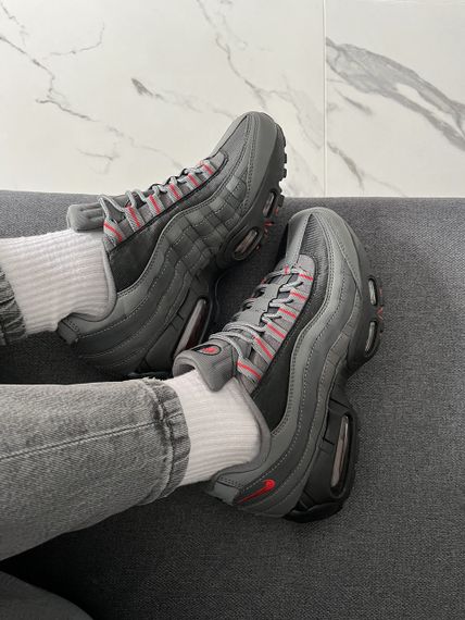 Кросівки  Air Max 95 Dark Triple Grey (топ якість) 0139 | Зображення 9
