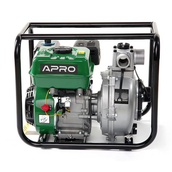 Мотопомпа WPH-30 6.5л.с. 30 м³/ч 65м (высокое давление) бензиновая 4-х тактн. APRO