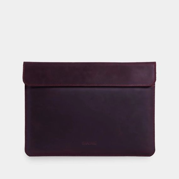 Чохол для ноутбука вінтажний Incarne Klouz MacBook Air 15" 2023-2025 klouz-burgundy-vintage-air-15 бордовий