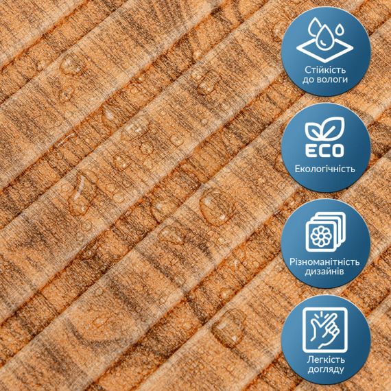 Панель-рейка в рулоні дерево 2900*350*6мм (D) SW-00002073 | Зображення 4