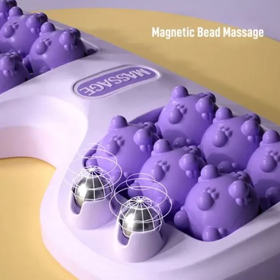 Портативний масажер для ніг Cat Claw Style Foot Massager з 12 роликами та 4 магнітними кульками | Зображення 3