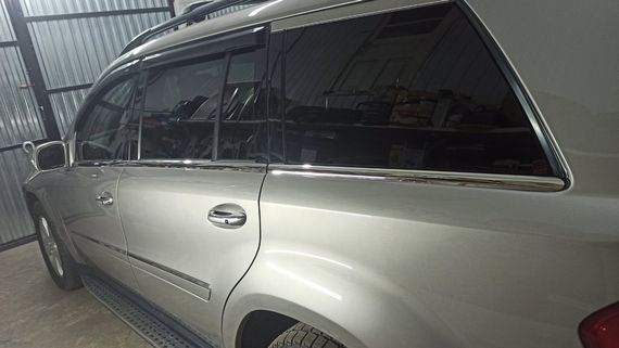 Нижняя окантовка окон (6 шт, нерж) для Mercedes GL сlass X164 | Зображення 2