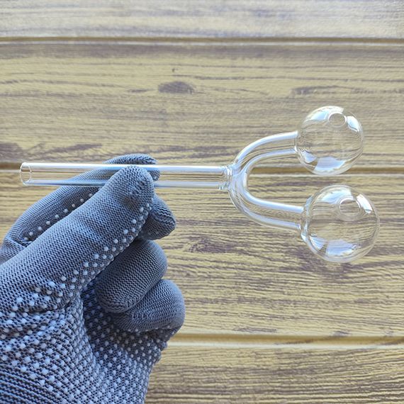 Стеклянная трубка Harmony Double Oil Clear | Зображення 1