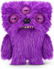 Мягкая плюшевая игрушка Фуглер фиолетовый пришелец 23 см Fuggler Fart Face Alien by Zuru