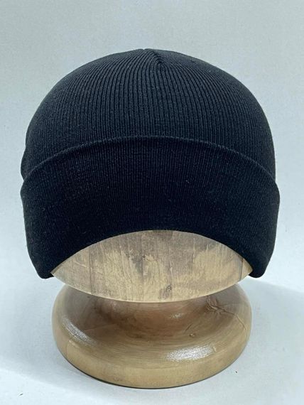 Утеплена в’язана шапка ТТХ, Чорний