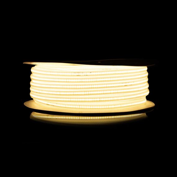 Світлодіодна LED стрічка PROLUM™ СОВ 280 LED IP67 220V Series "S" Тепло-Білий (2800-3200K)