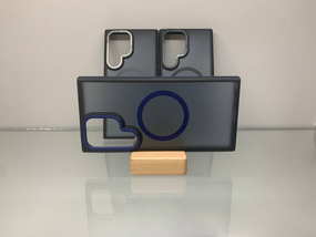 Samsung Galaxy S23 Ultra протиударний чохол Armor MagSafe Matte синій