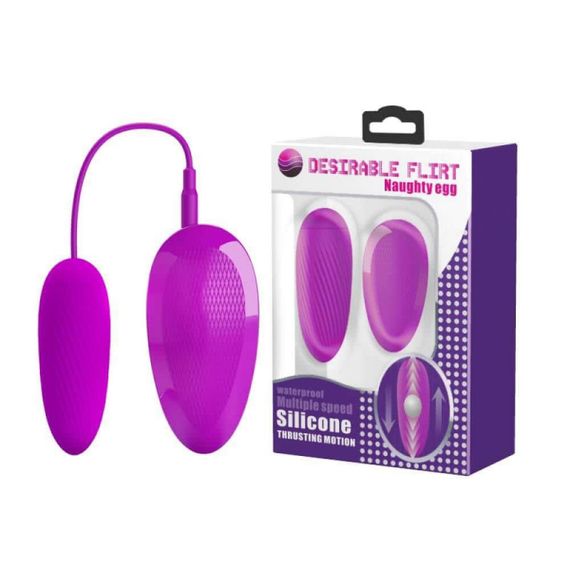Віброяйце Desirable Flirt Naughty Egg, фіолетове | Зображення 2