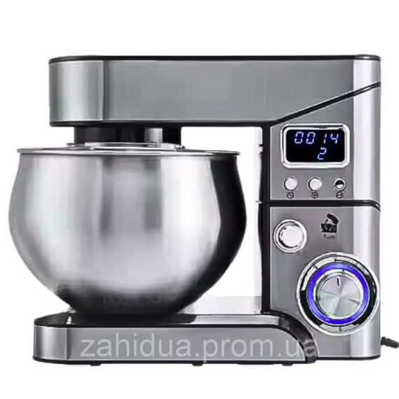 Миксер планетарный с чашей 6л, 4000Вт, Top Kitchen TК00224 / Кухонный тестомес для дома / Кухонная машина | Зображення 1