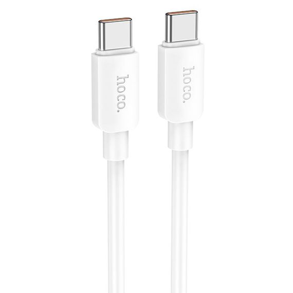 Дата кабель Hoco X96 Hyper Type-C to Type-C 100W (1m) White