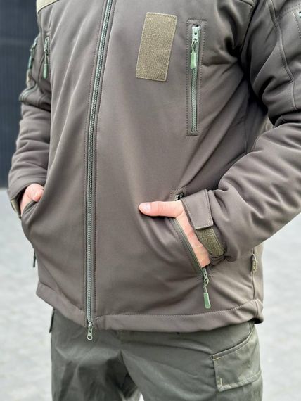 Куртка зимова SoftShell Omni-Heat олива | Зображення 7