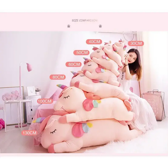 М'яка інтер'єрна дитяча іграшка плюшевий Єдиноріг 61 см, милий казковий Єдиноріг | Зображення 5