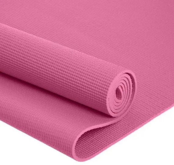Килимок для йоги та фітнесу Power System PS-4014 PVC Fitness Yoga Mat Pink (173x61x0.6) (PS-4014_Pink) | Зображення 6