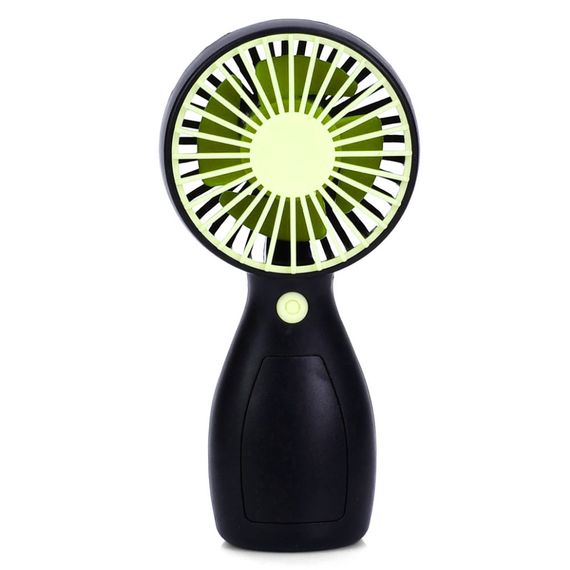 Портативный ручной вентилятор MK 5663-2(Green) 13 см, аккумулятор, USB зарядное