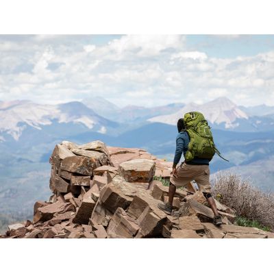 Рюкзак туристический Osprey Aether 65 garlic mustard green - S/M - зелений (009.2400) | Зображення 2