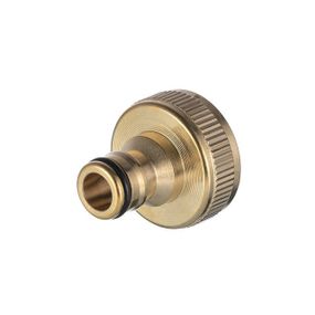 Адаптер латунний на конектор 1/2" із внутрішньою різьбою 3/4" та 1" INTERTOOL GE-1211