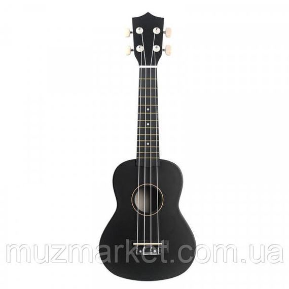 Укулеле сопрано Alfabeto CARBUK U21 BLK + (чохол)